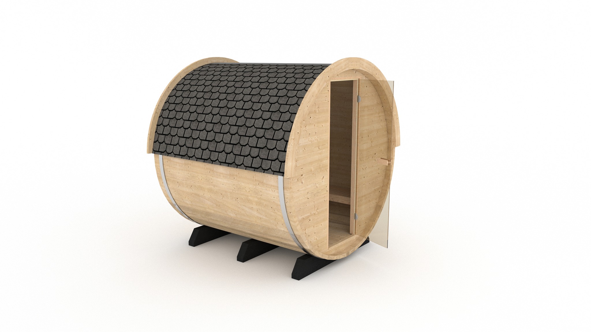 Barrelsauna XS – 2-4 personen